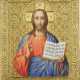 A LARGE ICON SHOWING CHRIST PANTOKRATOR - photo 1