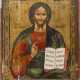 A LARGE ICON SHOWING CHRIST PANTOKRATOR - photo 1