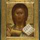 A VERY FINE AND SMALL ICON SHOWING CHRIST PANTOKRATOR (SPAR ROMANOVSKY) - photo 1