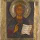 AN ICON SHOWNG CHRIST PANTOKRATOR WITH BASMA - photo 1