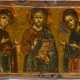A LARGE ICON SHOWING THE DEISIS FROM A CHURCH ICONOSTASIS - photo 1