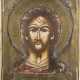 AN ICON SHOWING CHRIST 'WITH THE FEARSOME EYE' WITH RIZA - photo 1