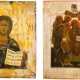 TWO ICONS: CHRIST PANTOKRATOR AND EXTENDED DEISIS - фото 1