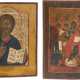 TWO ICONS: EXTENDED DEISIS AND CHRIST PANTOKRATOR - photo 1