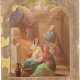 AN ICON SHOWING THE NATIVITY OF THE MOTHER OF GOD - photo 1