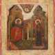 AN ICON SHOWING THE ANNUNCIATION OF THE MOTHER OF GOD - photo 1
