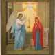 AN ICON SHOWING THE ANNUNCIATION OF THE MOTHER OF GOD - photo 1