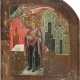 A LARGE ICON SHOWING THE MOTHER OF GOD FROM AN ANNUNCIATION - photo 1