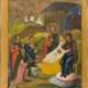 A LARGE ICON SHOWING THE ADORATION OF CHRIST - photo 1