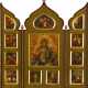 A LARGE TRIPTYCH SHOWING CHRIST AND MAIN LITURGICAL FEASTS - photo 1