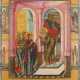 A FINE ICON SHOWING THE PRESENTATION OF CHRIST IN THE TEMPLE - photo 1
