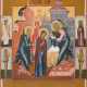 A VERY FINE ICON SHOWING THE PRESENTATION OF CHRIST TO THE TEMPLE - фото 1