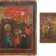 TWO ICONS SHOWING THE BEHEADING OF ST. JOHN THE FORERUNNER AND THE PROPHET ELIJAH - photo 1