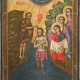 AN ICON SHOWING THE BAPTISM OF CHRIST - фото 1