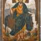 A VERY LARGE ICON SHOWING ST. JOHN THE FORERUNNER AS ANGEL OF THE DESERT - photo 1
