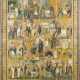 A VERY LARGE ICON OF THE RESURRECTION OF CHRIST AND THE DESCENT INTO HELL WITHIN THE MAJOR - photo 1
