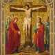 A LARGE ICON SHOWING THE CRUCIFIXION OF CHRIST - photo 1