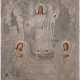 AN ICON SHOWING THE RESURRECTION OF CHRIST WITH A SILVER OKLAD - фото 1