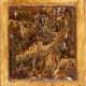 A FINE ICON SHOWING THE DESCENT INTO HELL AND THE RESURRECTION OF CHRIST - photo 1