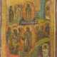 A SMALL ICON SHOWING THE RESURRECTION AND THE DESCENT INTO HELL - фото 1