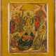A SMALL ICON SHOWING THE DESCENT INTO HELL AND THE HARROWING OF HELL - photo 1