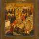 AN ICON SHOWING THE DESCENT INTO HELL AND THE RESURRECTION OF CHRIST - photo 1