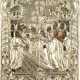 A FINE ICON SHOWING THE DORMITION OF THE MOTHER OF GOD WITH A SILVER-GILT OKLAD - photo 1