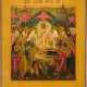 A VERY FINE ICON SHOWING THE DORMITION OF THE MOTHER OF GOD - photo 1