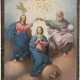 A FINE ICON SHOWING THE CORONATION OF THE MOTHER OF GOD - photo 1