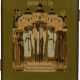 A FINE ICON SHOWING THE EXALTATION OF THE TRUE CROSS - photo 1