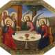 A VERY LARGE ICON SHOWING THE OLD TESTAMENT TRINITY FROM A CHURCH ICONOSTASIS - photo 1