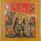 AN ICON SHOWING THE LIFE OF PROPHET ELIJAH AND HIS FIERY ASCENT TO HEAVEN - photo 1