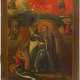 AN ICON SHOWING THE LIFE OF PROPHET ELIJAH AND HIS FIERY ASCENT TO HEAVEN - photo 1
