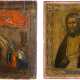 TWO ICONS SHOWING THE PROPHET ELIJAH AND ST. SERAPHIM OF SAROV - photo 1