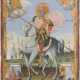 A LARGE SIGNED AND DATED ICON SHOWING ST. MENAS - photo 1