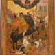 A LARGE ICON SHOWING ST. DEMETRIUS OF SALONIKI - photo 1