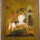 A VERY LARGE ICON SHOWING ST. GEORGE KILLING THE DRAGON - photo 1