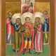 A FINE ICON SHOWING THE FIVE MARTYRS OF SEBASTE AND THE MOTHER OF GOD - photo 1
