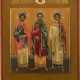 AN ICON SHOWING STS. SAMON, GURIY AND AVIV - photo 1