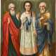 AN ICON SHOWING STS. SAMON, GURIY AND AVIV - фото 1