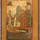 AN ICON SHOWING THE DORMITION OF ST. HARALAMPOS - photo 1