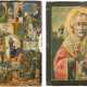 TWO ICONS SHOWING ST. NICHOLAS OF MYRA AND A FESTIVAL ICON - фото 1