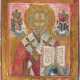 A FINE ICON SHOWING ST. NICHOLAS THE MIRACLE WORKER - photo 1
