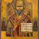 A LARGE ICON SHOWING ST. NICHOLAS OF MYRA - photo 1