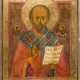 A LARGE ICON SHOWING ST. NICHOLAS OF MYRA - photo 1