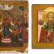 TWO ICONS SHOWING ST. NICHOLAS OF MYRA AND THE MOTHER OF GOD 'JOY TO ALL WHO GRIEVE' - photo 1
