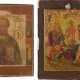 TWO ICONS: ST. NICHOLAS OF MYRA AND THE DESCENT INTO HELL - photo 1