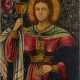 A LARGE ICON SHOWING ST. BARBARA - photo 1