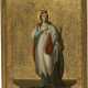 A VERY LARGE AND FINE ICON SHOWING ST. CATHERINE OF ALEXANDRIA - photo 1