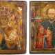 TWO ICONS SHOWING ST. PARASKEVA AND ST. NICHOLAS OF MYRA - photo 1